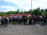 Taktické cvičení hasičů ve firmě Jilos Horka u Staré Paky