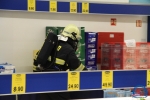 Inscenovaný požár v supermarketu v Turnově