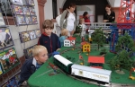 Krakonošovy letní podvečery v Jilemnici v roce 2012. Funkční modelová železnice ze stavebnice Merkur