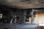 Požár v garážích areálu bývalé textilní továrny Kolora - Hybler v Semilech Řekách