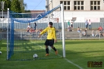 Utkání 1. kola divize 2012/ 2013  - FKP Turnov - Jirny, další branka v síti brankáře Tomáše Hyky