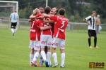 Fotbal divize, utkání 4. kola SK Semily FK Pardubice B, třetí branky Pardubic