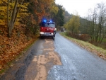 Zásah hasičů na rychlostní komunikaci R 35