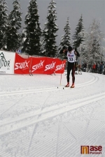 Velká cena Jilemnice v běhu na lyžích - 17. ročník FIS Slavic cup. Lukáš Bauer dojíždí do cíle
