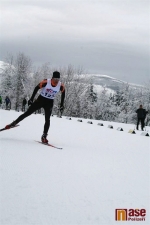 Velká cena Jilemnice v běhu na lyžích - 17. ročník FIS Slavic cup. Vítěz druhého dne Ondřej Horyna