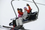 FOTO: Přes oblevu se v Krkonoších lyžovalo i na Štědrý den