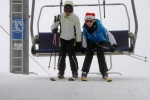 V Krkonoších se lyžovalo i na Štědrý den