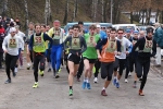 Silvestrovský běh sídlištěm v Turnově 2012, start hlavního závodu