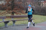 Silvestrovský běh sídlištěm v Turnově 2012, vítězná žena Barbora Jíšová