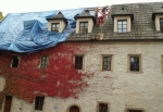 FOTO: Zámecká střecha se oblékla do nového kabátu