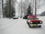 Nehoda osobního auta a traktoru nad obcí Jesenný