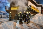 Požár sauny v Harrachově