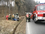 Nehoda Citroënu Berlingo v Nedvězí