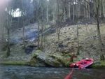 Požár lesa v údolí řeky Kamenice u Spálova