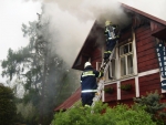 Požár penzionu v Harrachově, květen 2010