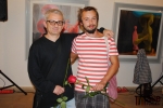 Vernisáž výstavy v semilském muzeu nazvané Zkroucená rovnátka, autoři Michal Machat a Martin Šilhán