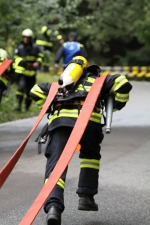 Družstvo hasičů Libereckého kraje na Mistrovství České republiky v T.F.A. na Andrlově Chlumu v Ústí nad Orlicí