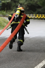 Družstvo hasičů Libereckého kraje na Mistrovství České republiky v T.F.A. na Andrlově Chlumu v Ústí nad Orlicí