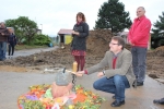 Poklepání na základní kámen nové budovy waldorfské mateřské školy v Turnově