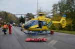 Zásah Zdravotnické záchranné služby a Letecké záchranné služby Libereckého kraje při nehodě motorkáře u Jilemnice