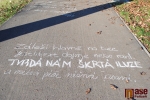 Poezie v ulicích v semilském parku Ostrov