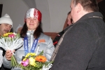 Přivítání olympijské medailistky Veroniky Vítkové na náměstí v Jilemnici