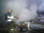 Požár Citroenu Xantia v Loukově