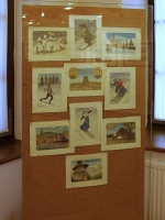 Vernisáž výstavy kolorovaných pohlednic Jiřího Škopka v Krkonošském muzeu ve Vrchlabí