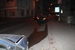 Nehoda dvou aut na Anenském náměstí v Jablonci nad Nisou