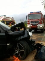 Dopravní nehoda dvou vozidel na silnici I/35 u obce Ktová