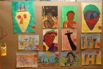 Prodejní výstava výtvarných prací žáků ZŠ Školní Vrchlabí v knihkupectví K&T