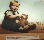 Muzeum panenek ve Smržovce - Petr Urban se svým medvídkem