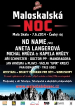 Oficiální plakát Maloskalská noc 2014