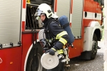 Taktické hasičské cvičení na zámku Hrubý Rohozec