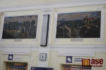 Vlakové nádraží v Turnově - halu zdobí zajímavé malby