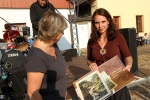 Dožínky na zahradě historických domků krkonošského muzea ve Vrchlabí