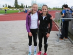 Bára Hůlková a Nikola Sojková na Mistrovství České republiky žactva v atletice