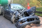 Nehoda osobního a nákladního vozidla v Pelechově