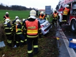 Nehoda nákladního a osobním auta na silnici z Turnova na Sedmihorky