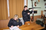 Policejní kontrola na mysliveckém honu v Jilemnici