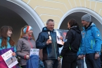 Slavnostní přivítání úspěšných biatlonistů na jilemnickém náměstí