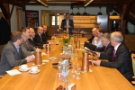 Setkání delegace z Libereckého kraje a Gruzie v pivovaru Svijany