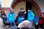 Přivítání úspěšných biatlonistů v čele s Veronikou Vítkovou na jilemnickém náměstí