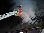 Požár stodoly v Sekerkových Loučkách v noci zaměstnal pojizerské hasiče