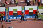 Jan Lampa při svém vítězném běhu