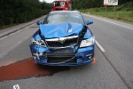 nehoda tří vozidel u Horní Sytové