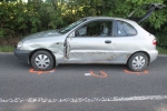 Nehoda dvou vozidel u Stružince