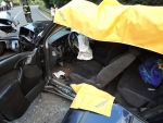Nehoda dvou vozidel v Benešově u Semil