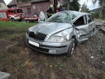 Střet vozidla Škoda Octavia s vlakem v turnovské ulici Nad Perchtou