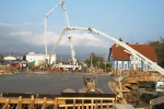 Obrazem: Betonování nového mostu ve Vrchlabí